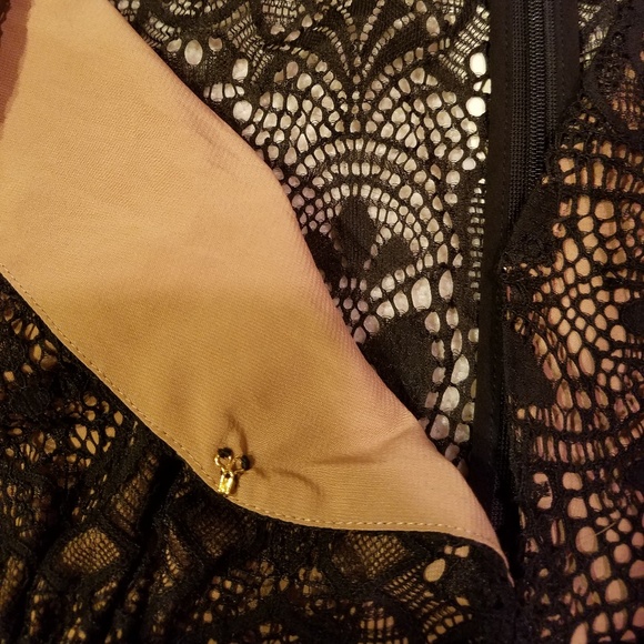 NWT For Love & Lemons Ruffled Lace Mini Dress S - Picture 5 of 5